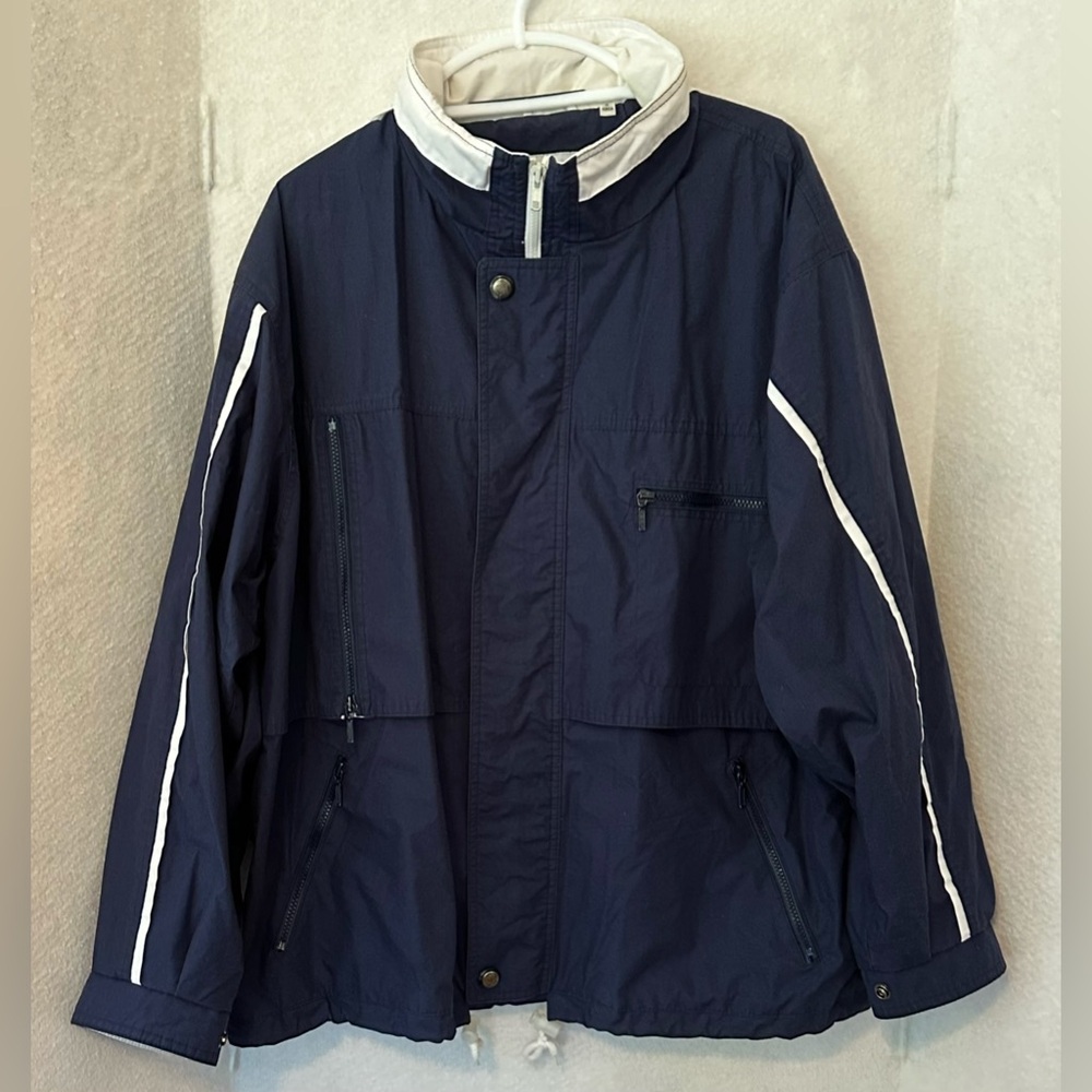 Women’s London Fog Windbreaker Sailing Jacket Size L Reg